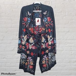 Johnny Was Embroidered Shixuo Cardigan Sweater